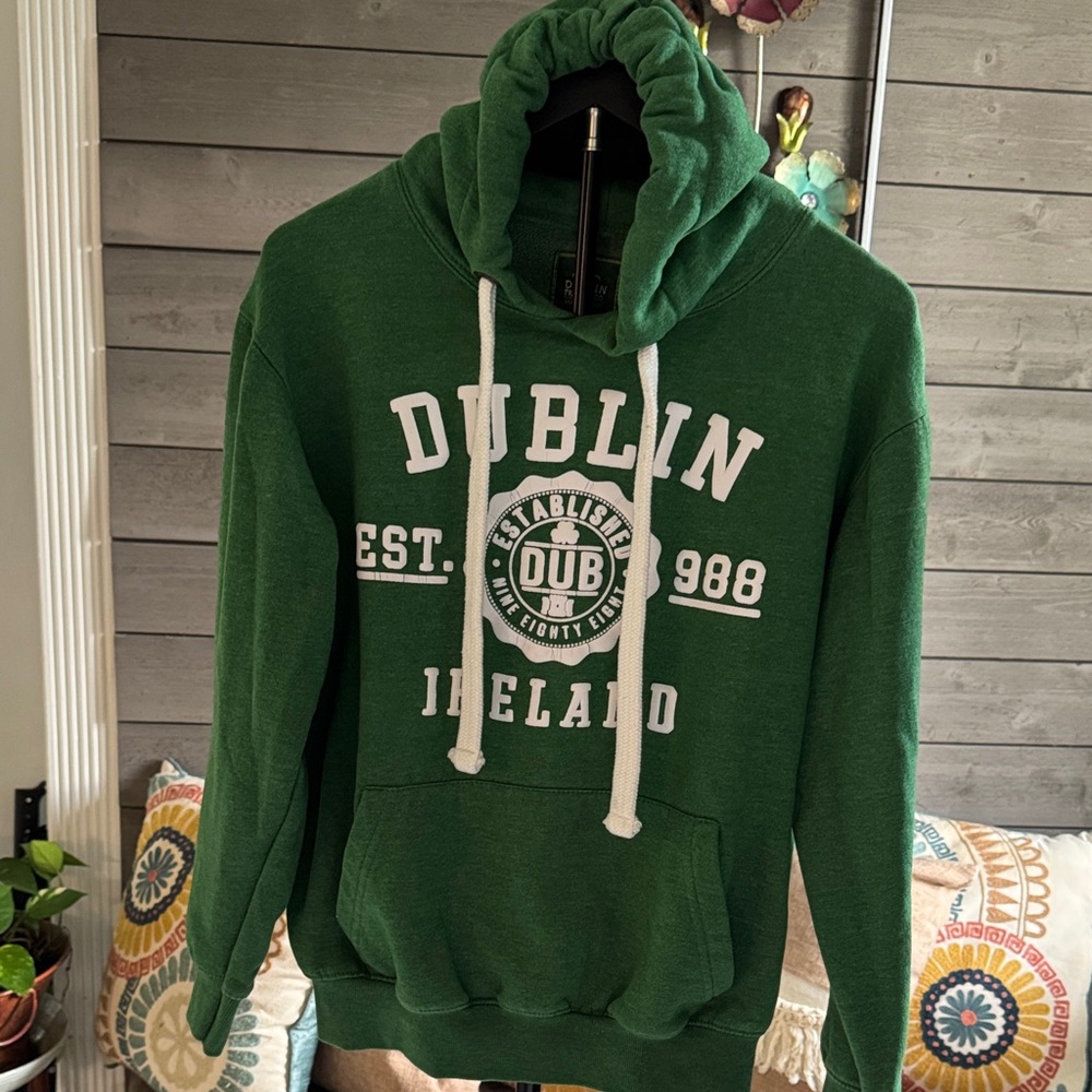 Dublin Ireland Green Hoodie